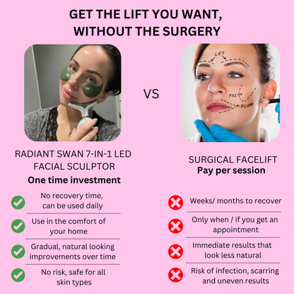 Radiant Swan™ 7-in-1 LED Facial Sculptor