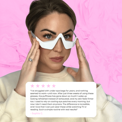 Radiant Swan™      Under-Eye Red Light Therapy Glasses